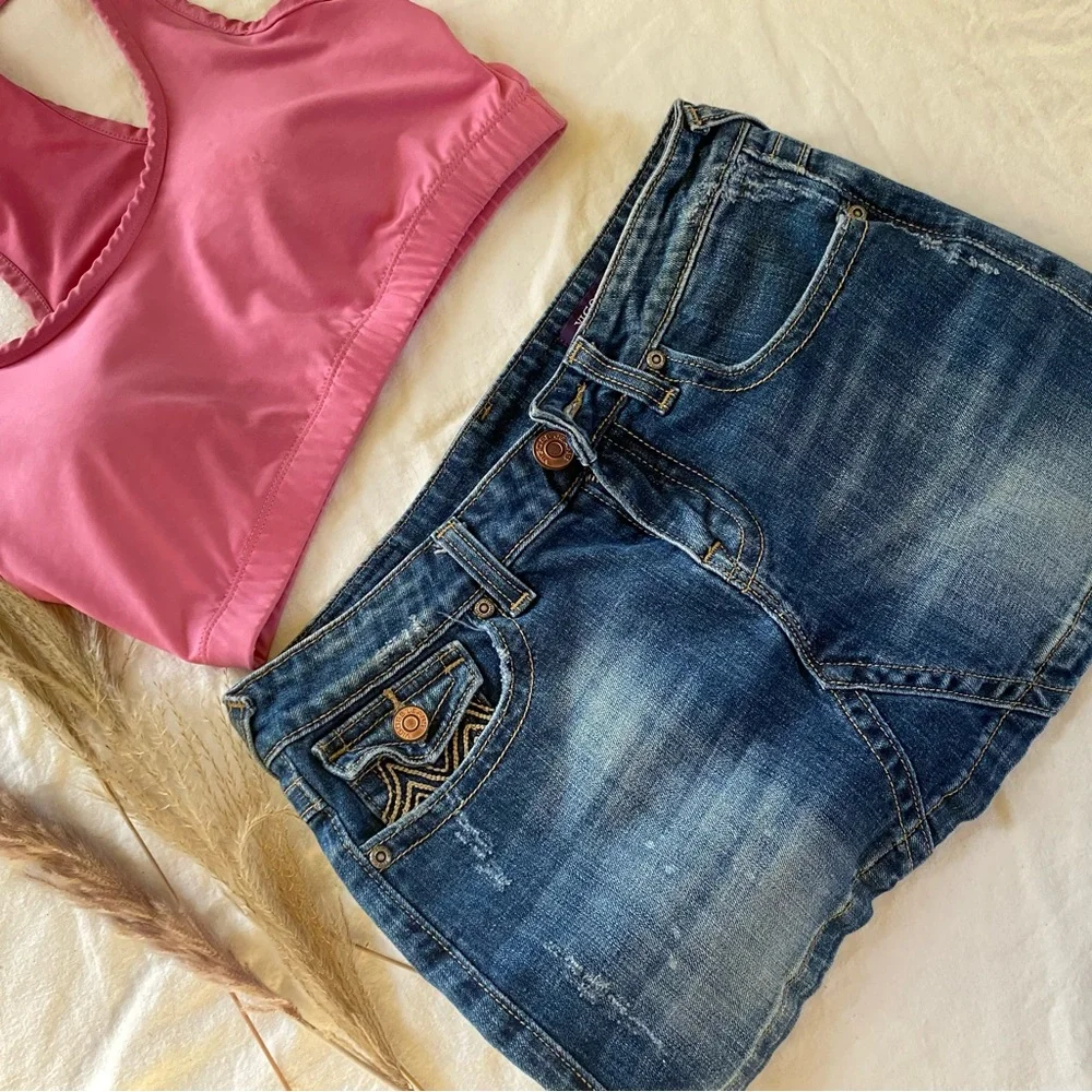 VIGOSS Mini Denim Skirt Women's Size 5 Blue